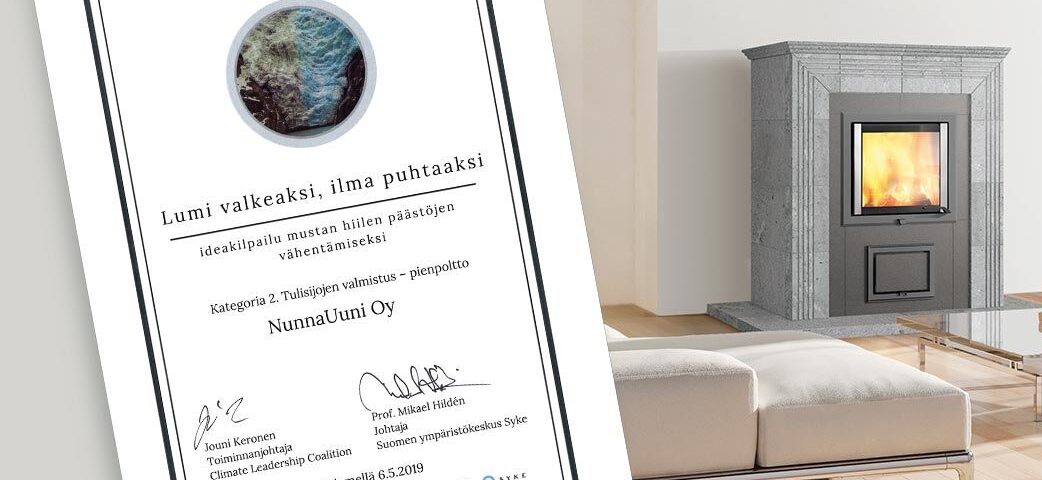 NunnaUuni gewinnt Innovationswettbewerb gegen Rußausstoß