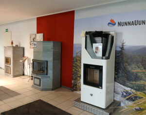 NunnaUuni Specksteinöfen in der Ausstellung Lüning GmbH in Anröchte