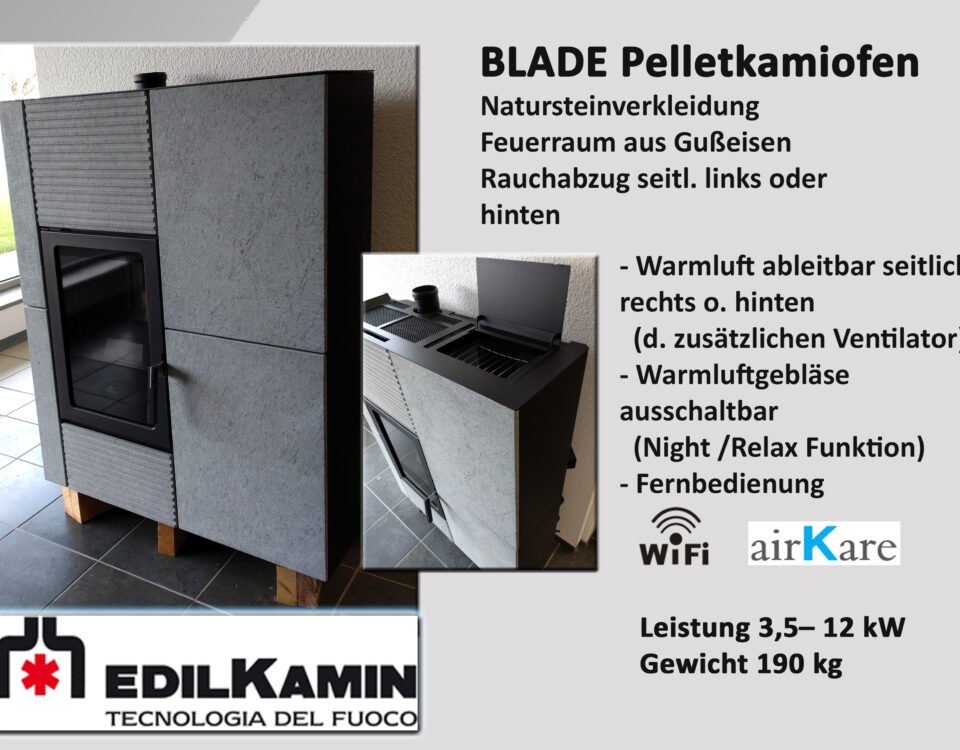 Blade Edil Pelletkaminofen
